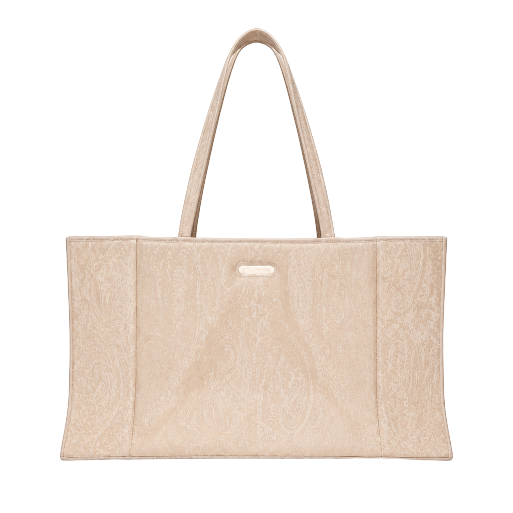 Etro Beige Paisley Jacquard Shoulder Tote Bag 1