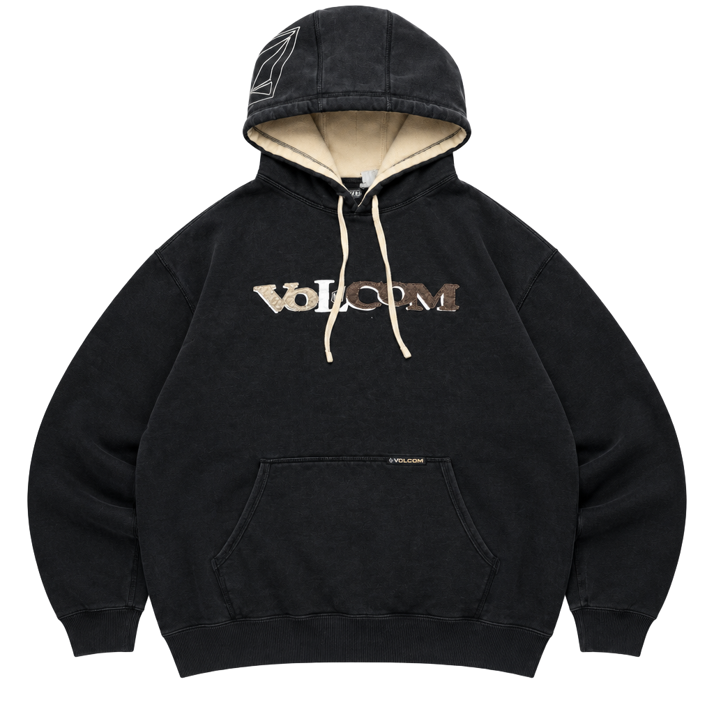Vintage Volcom Liberation Black Hoodie Men’s Large Y2K Skate Streetwear 1