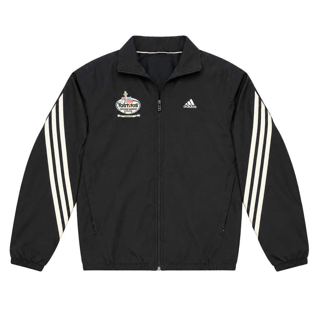 Adidas Track Jacket Black Full Zip 1