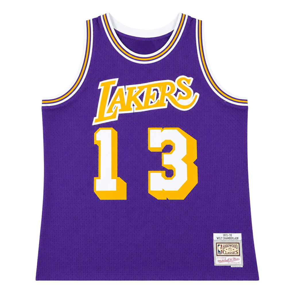 Mitchell & Ness Los Angeles Lakers 1971-72 Wilt Chamberlain Swingman Jersey 1