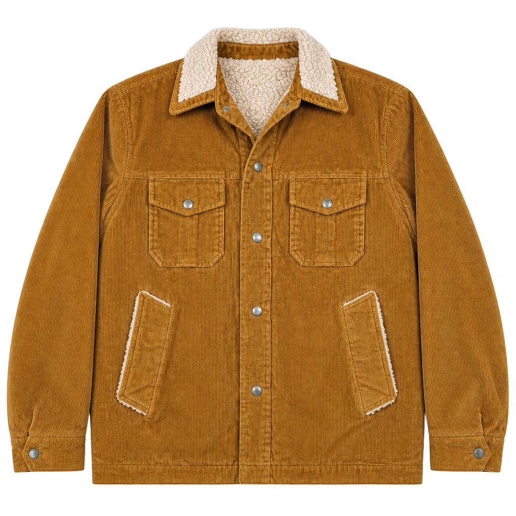 Vintage Howard Hotard Sherpa Lined Corduroy Ranch Jacket 1