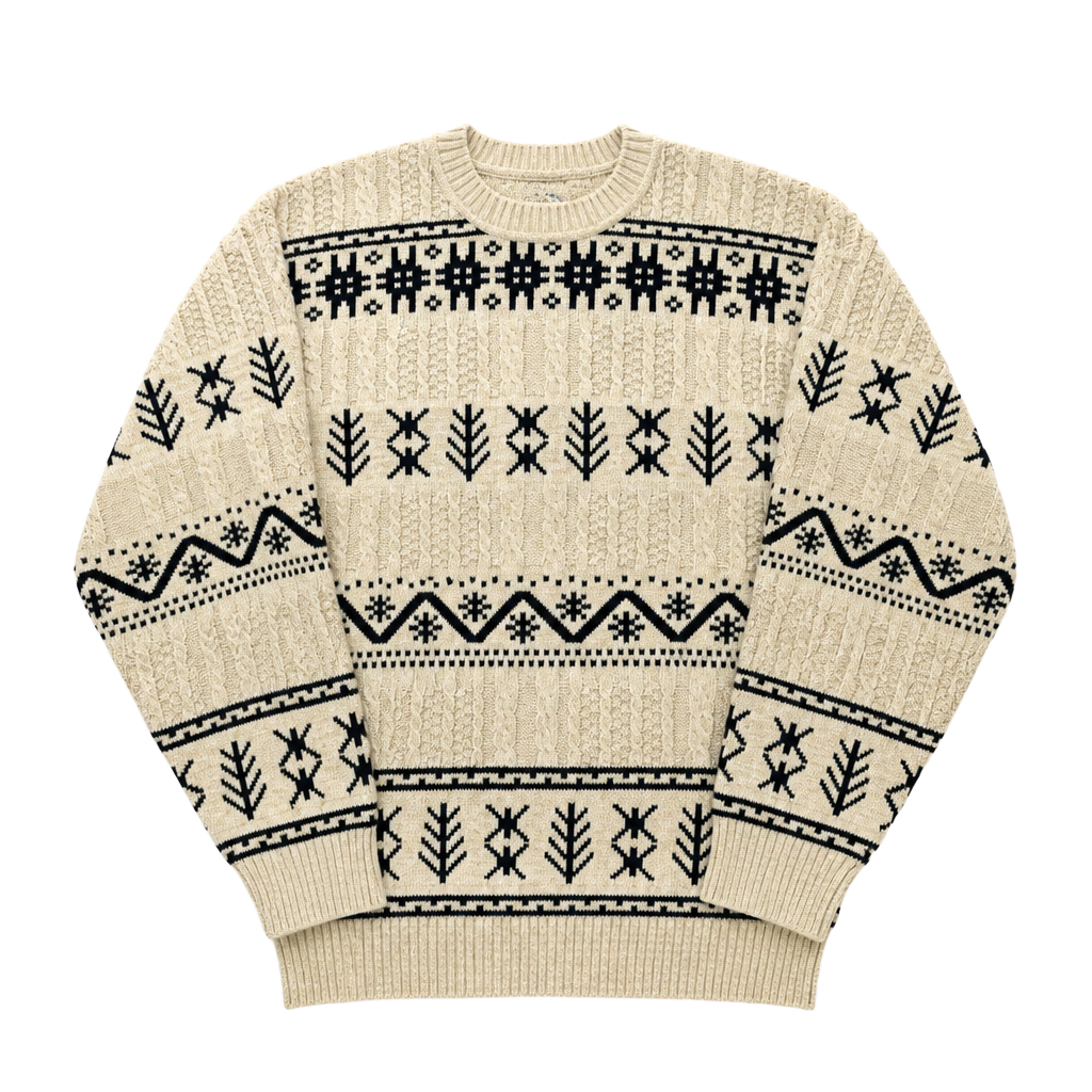 Vintage Hampton Bay Trading Co Cotton Knit Sweater, XL — Made in USA 1