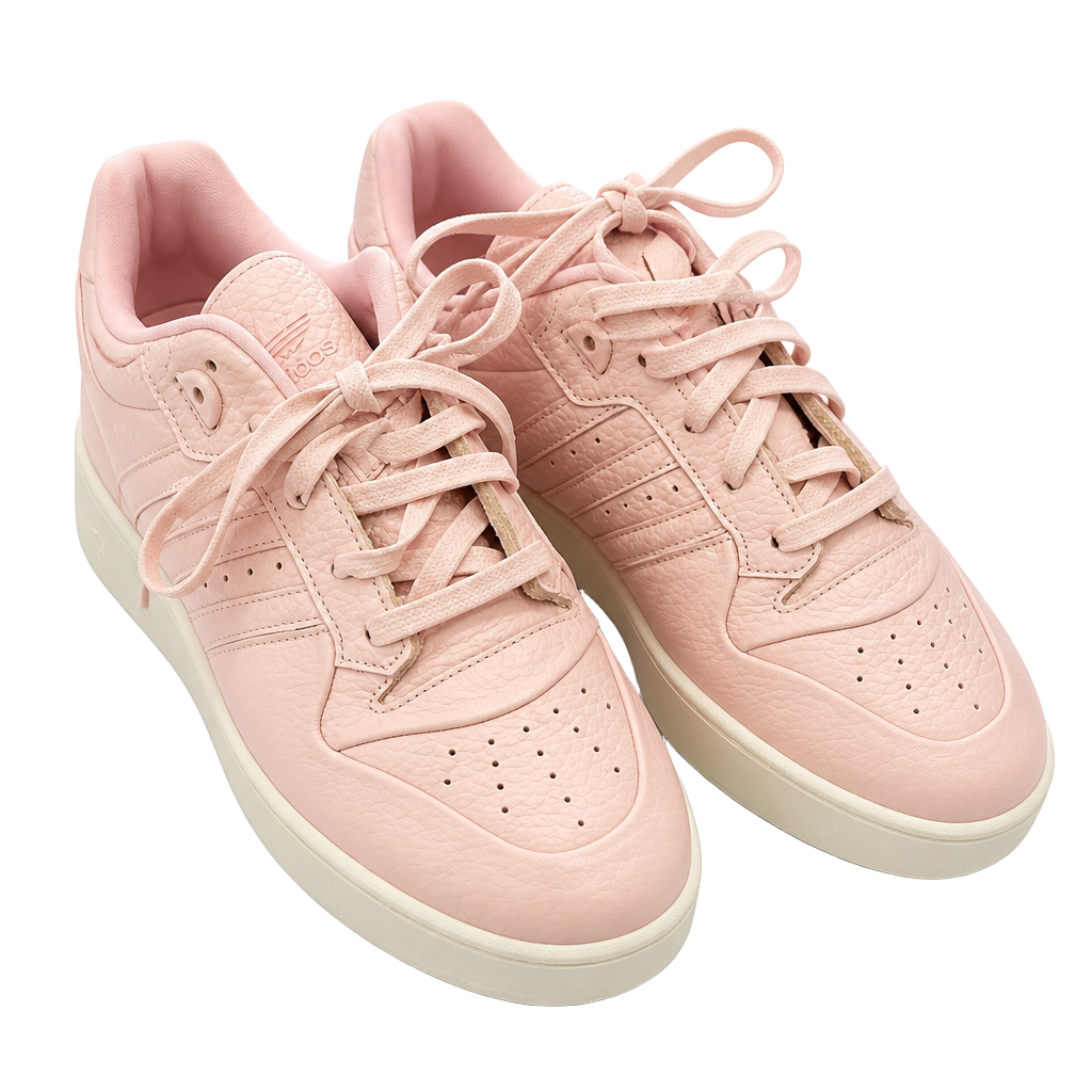 Adidas Originals Rivalry Lux Low Pink Unisex Leather Sneaker 1