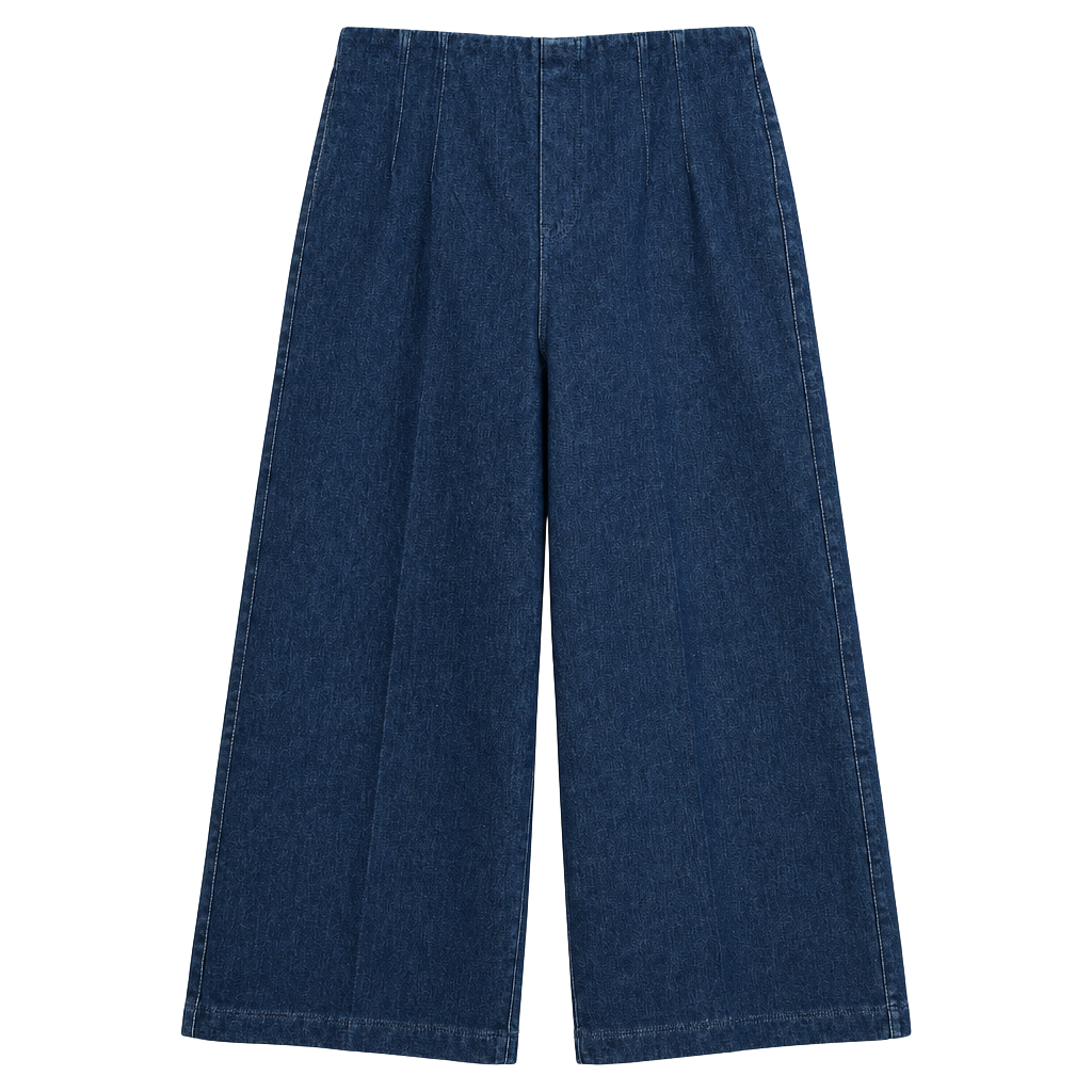 Spanx Wide Leg Jeans Size 1X Dark Wash Denim Pants 1