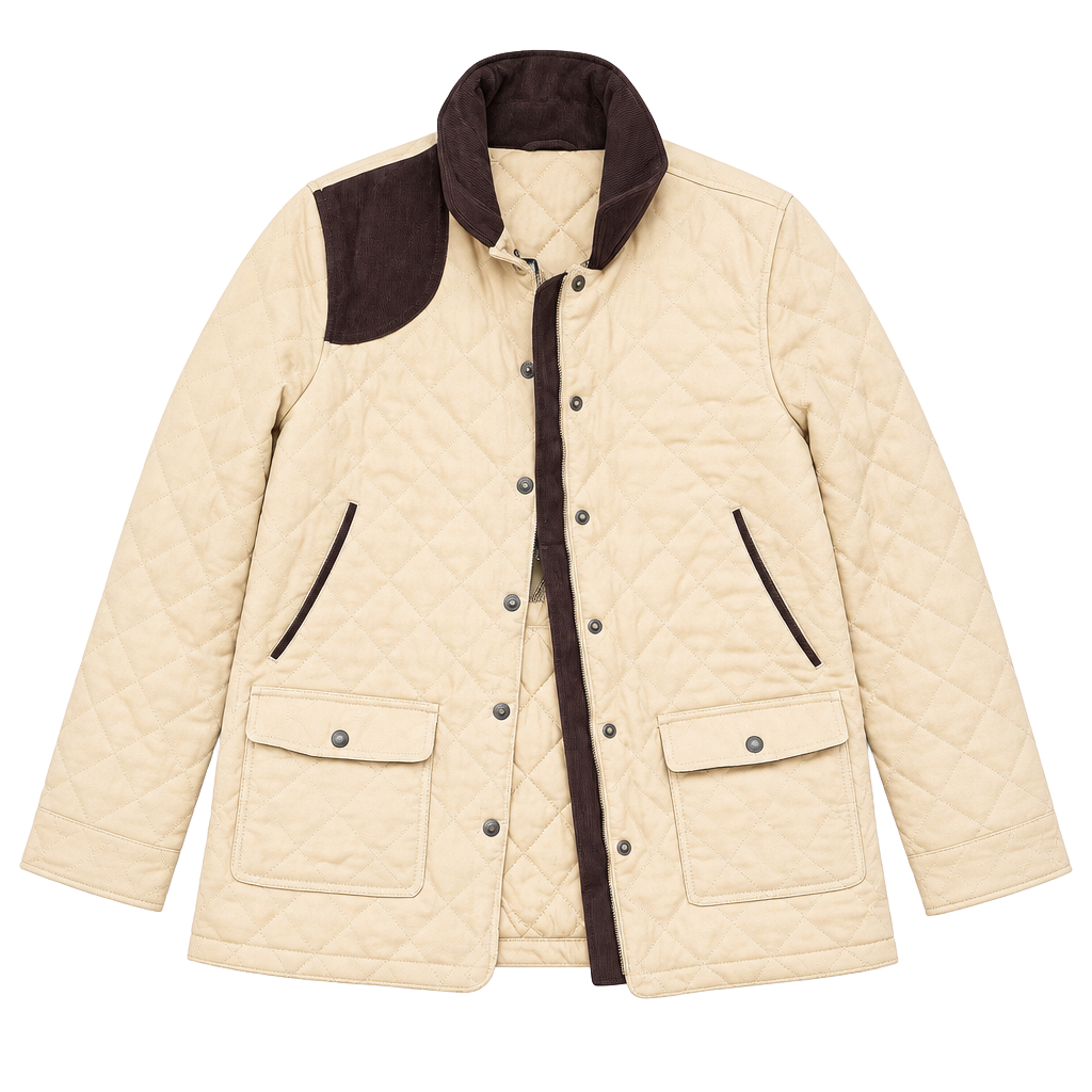 Vintage LL Bean Womens L Quilted Legacy Riding Jacket Wool Plaid Lined GoreTex 1