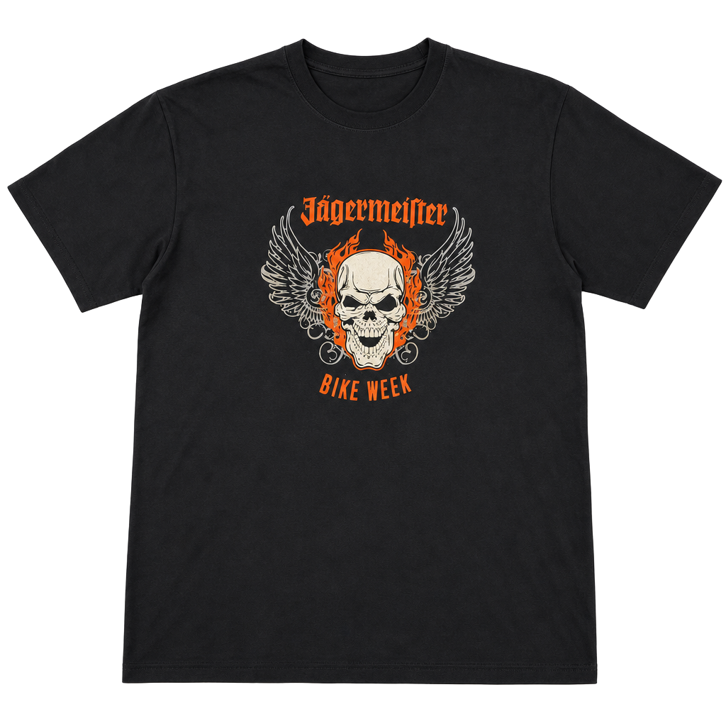 Jägermeister Bike Week Skull Graphic T-Shirt 1