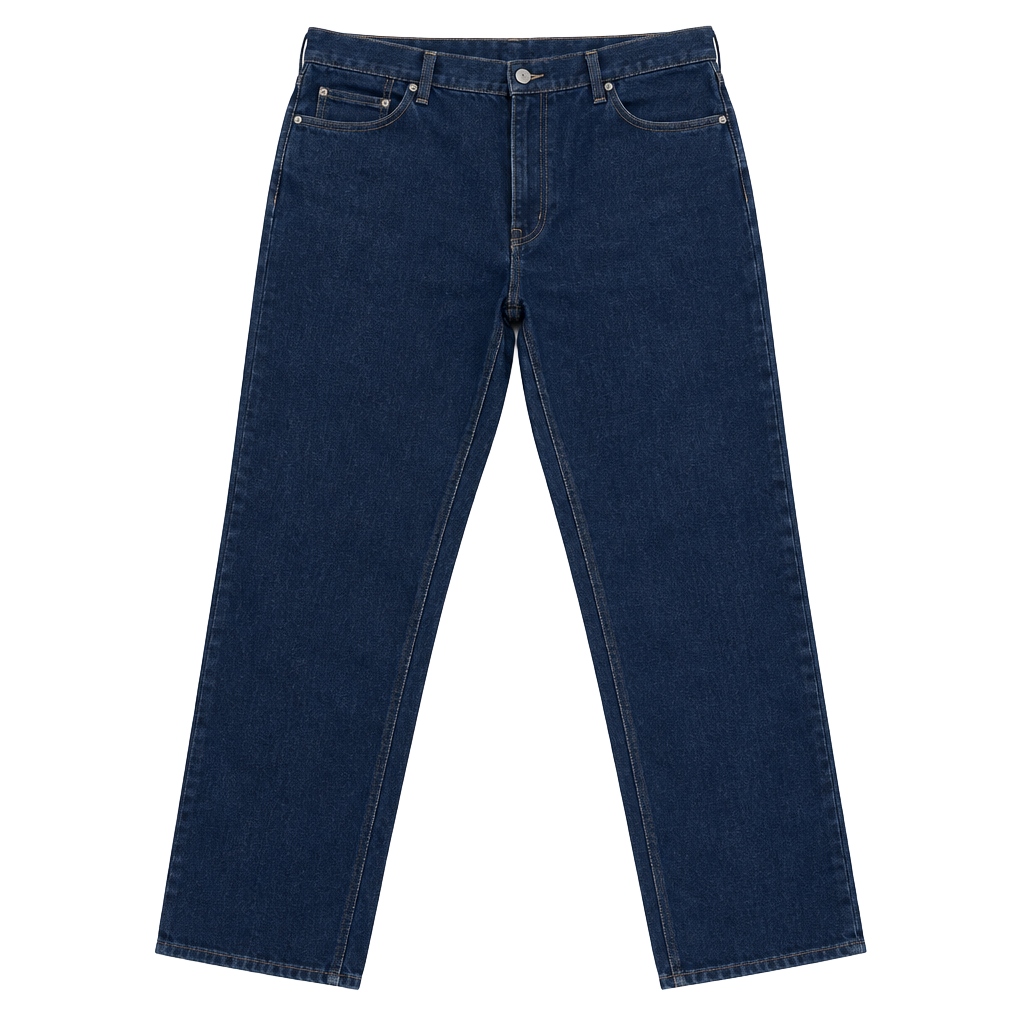 Carhartt Work Jeans Size 46x34 Blue Cotton Flame Resistant Denim 1