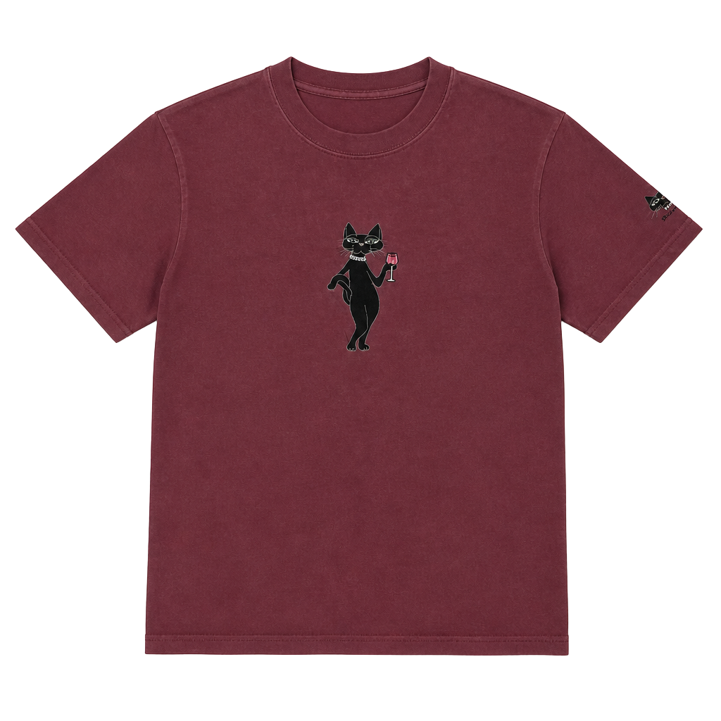 Crazy Shirt Hawaii 64 Vintage Black Cat Chloe Graphic T-Shirt 1