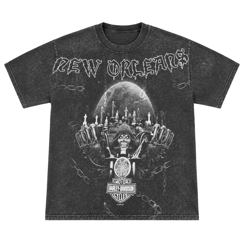 Harley-Davidson New Orleans Graphic T-Shirt Black 1