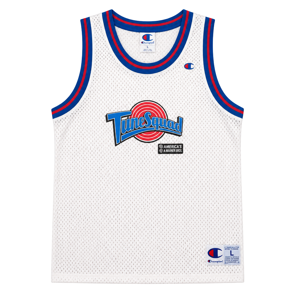 Champion Tune Squad Lola 10 Jersey Size L White G90 1