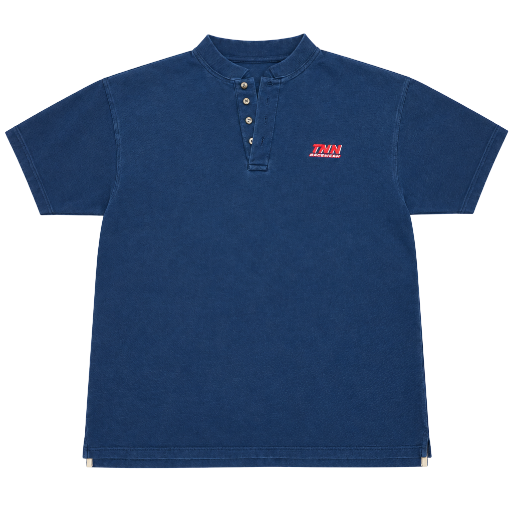 Eagle Dry Goods Co. TNN Motorsports Polo Shirt Size M Blue 1