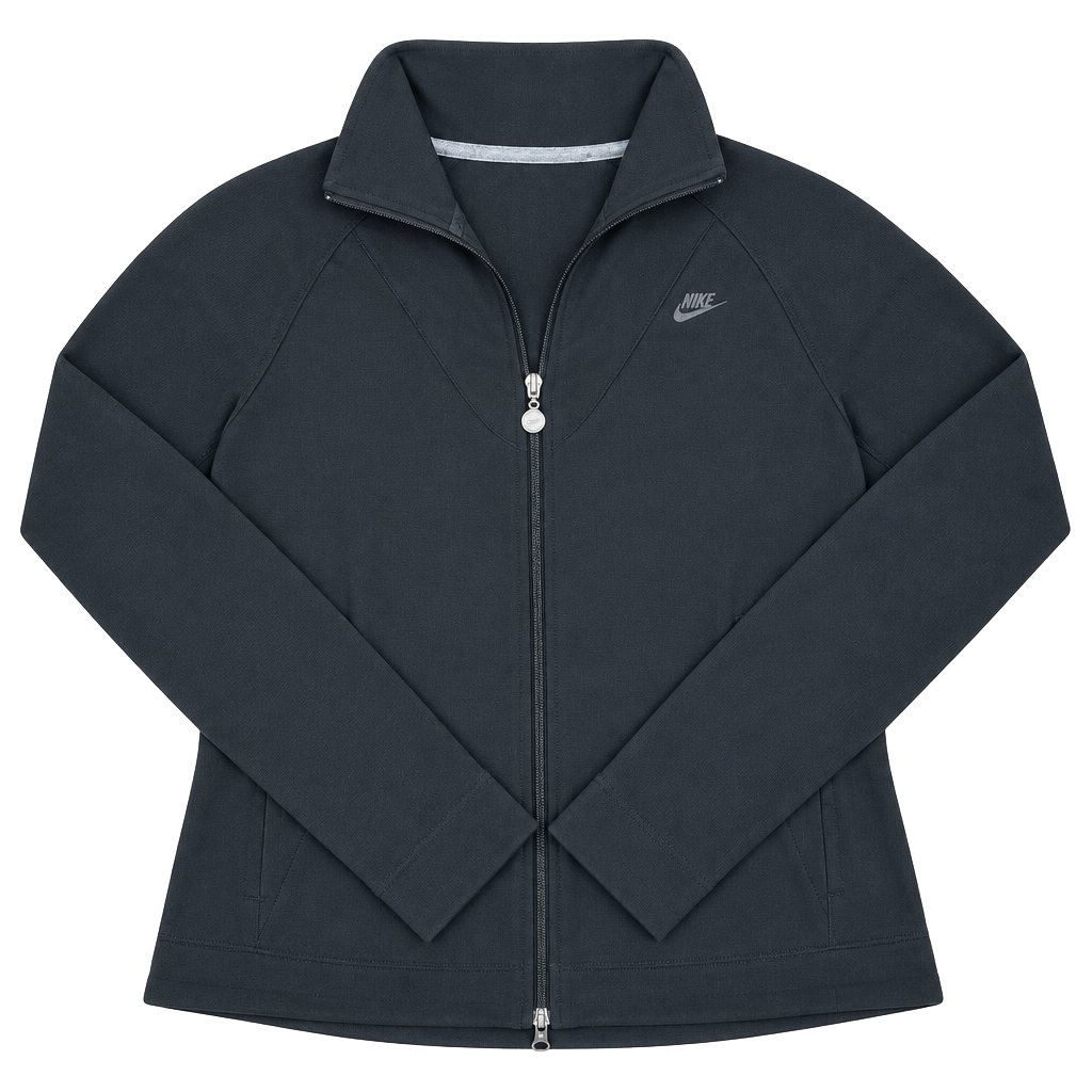 Nike Dri-FIT Full Zip Athletic Track Jacket Black 1