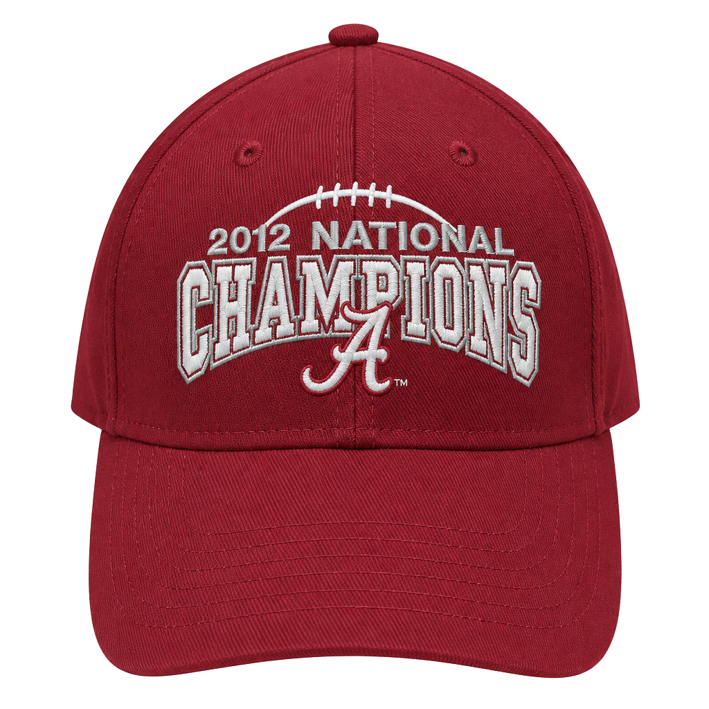 CapSmith Nissin Alabama Crimson Tide 2012 National Champions Hat 1
