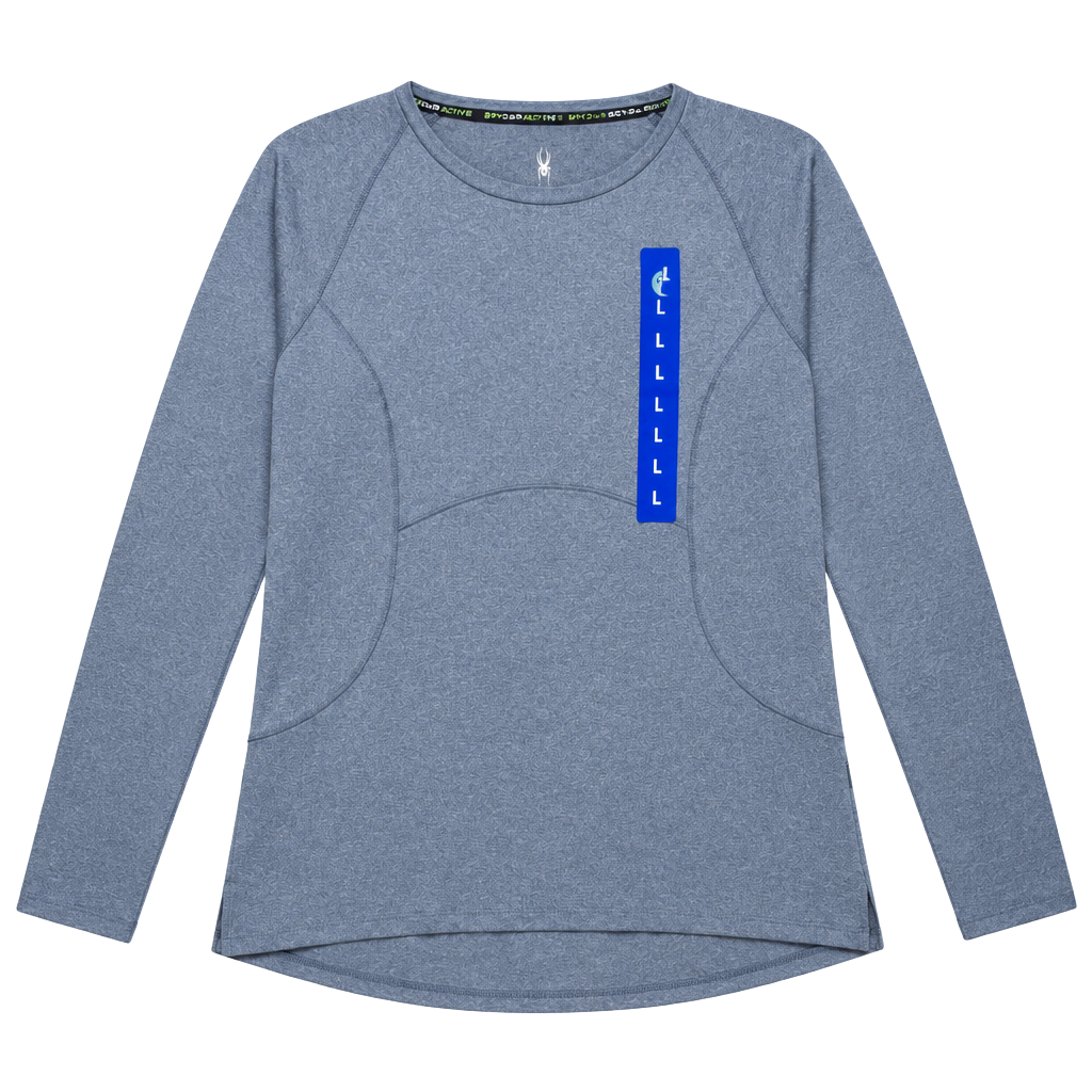 Spyder Active Long Sleeve Top Size L Blue Heather 1