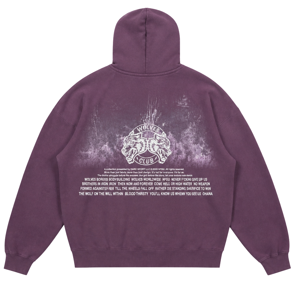Darc Sport Wolves Hoodie Size M 1