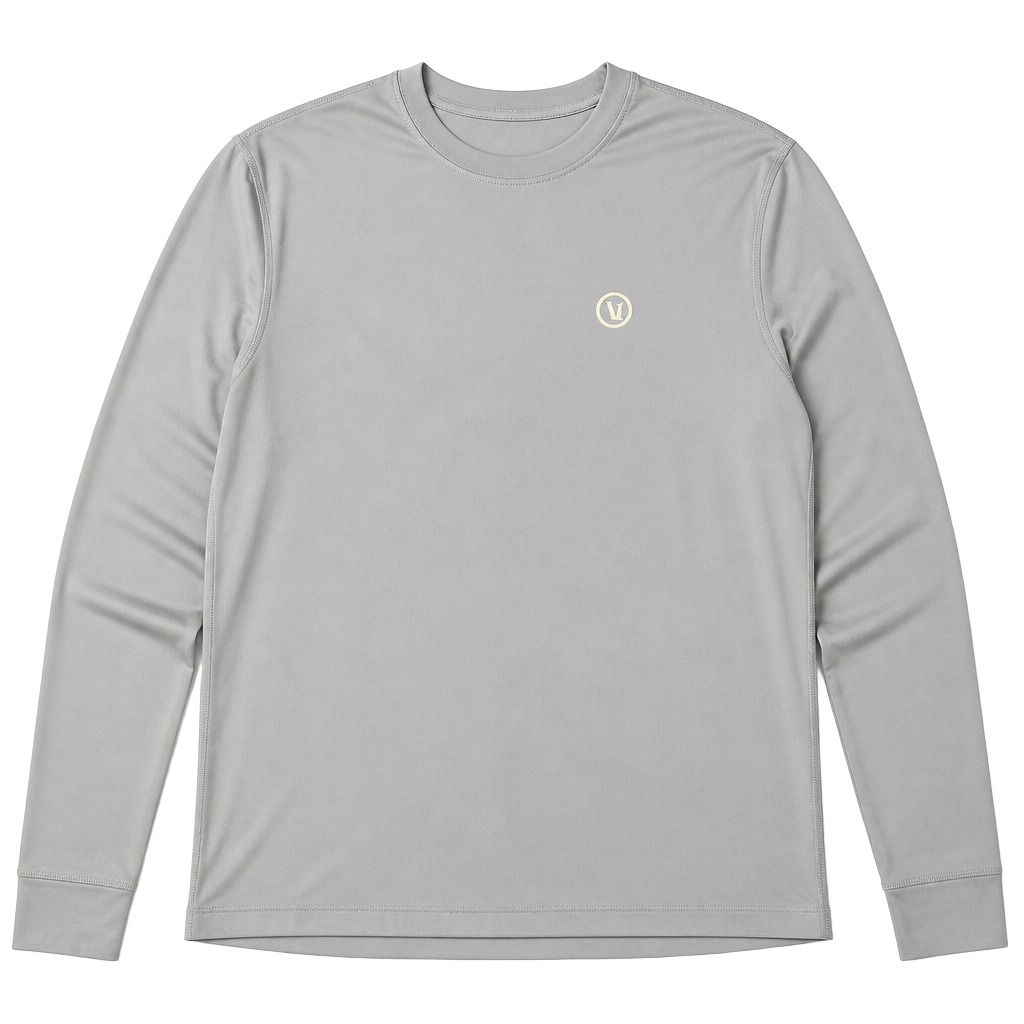 Vuori Long Sleeve Size M Gray Athletic Shirt 1