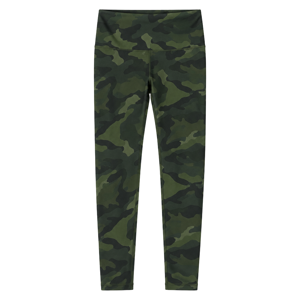 Old Navy Active Powersoft Camo Leggings Size L Green Camouflage 1