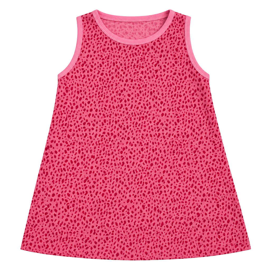 Pink Animal Print Tank Top Size M 1