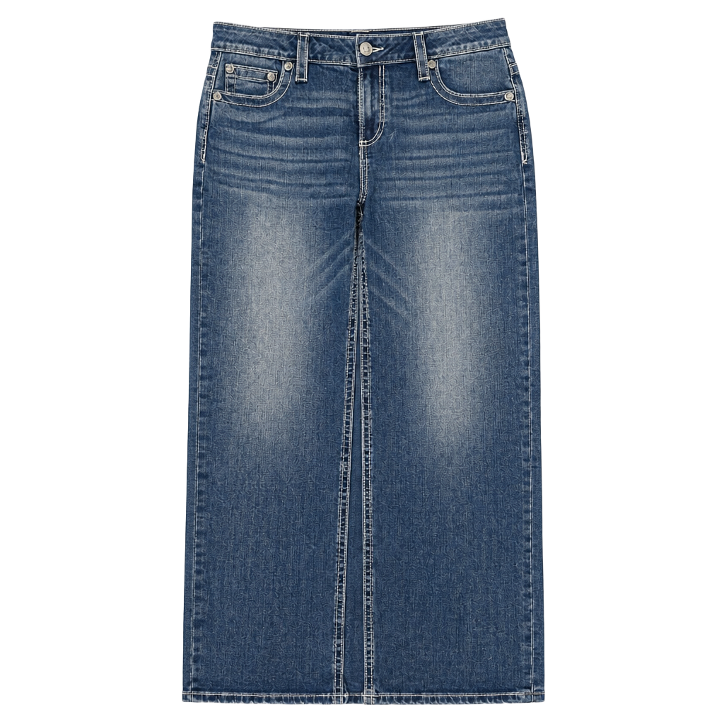 Miss Me Fleur SR197 Slim Wide Embellished Jeans Size 31/12 L32 1