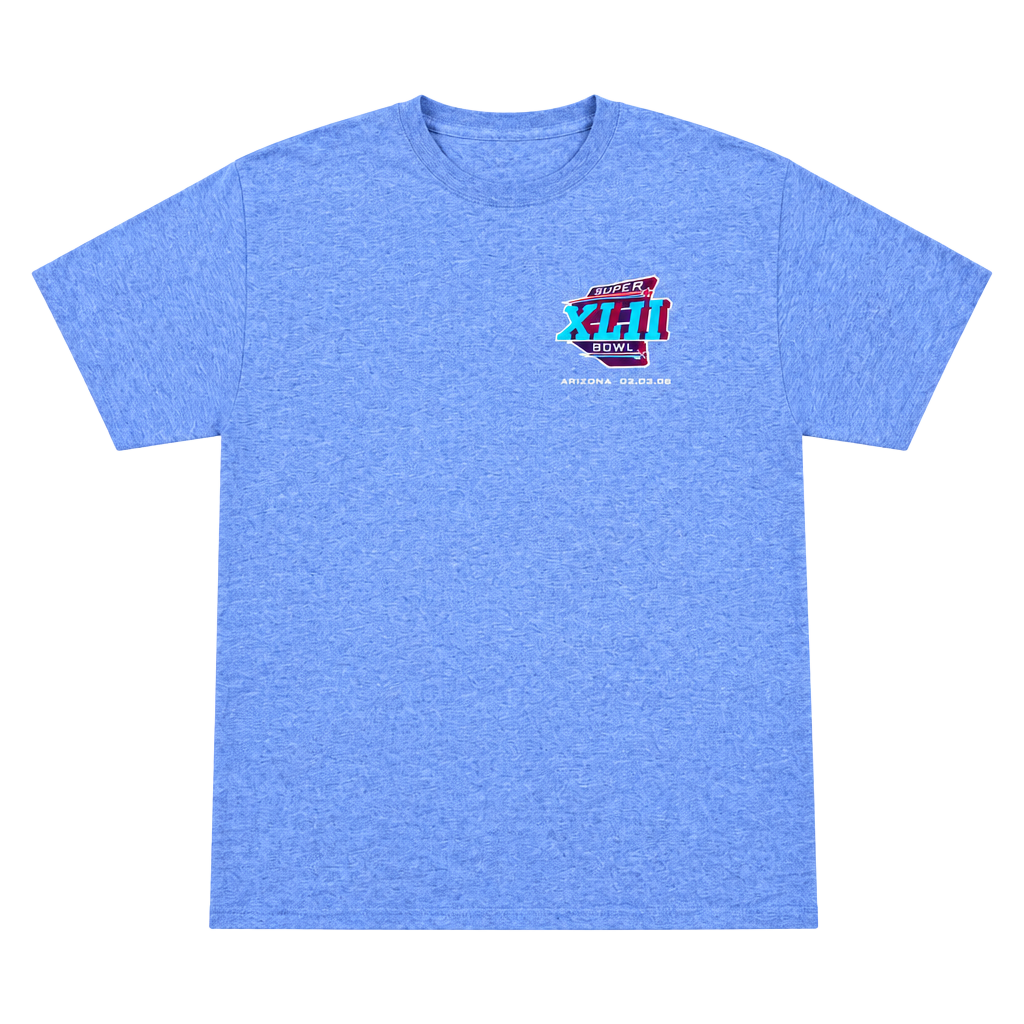 Port & Company Super Bowl XLII T-Shirt Size 2XL Grey Patriots Giants 1