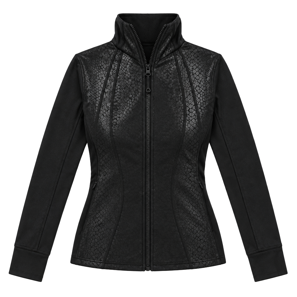 Lululemon Blokette Define Jacket Black Snake Foil Print 1