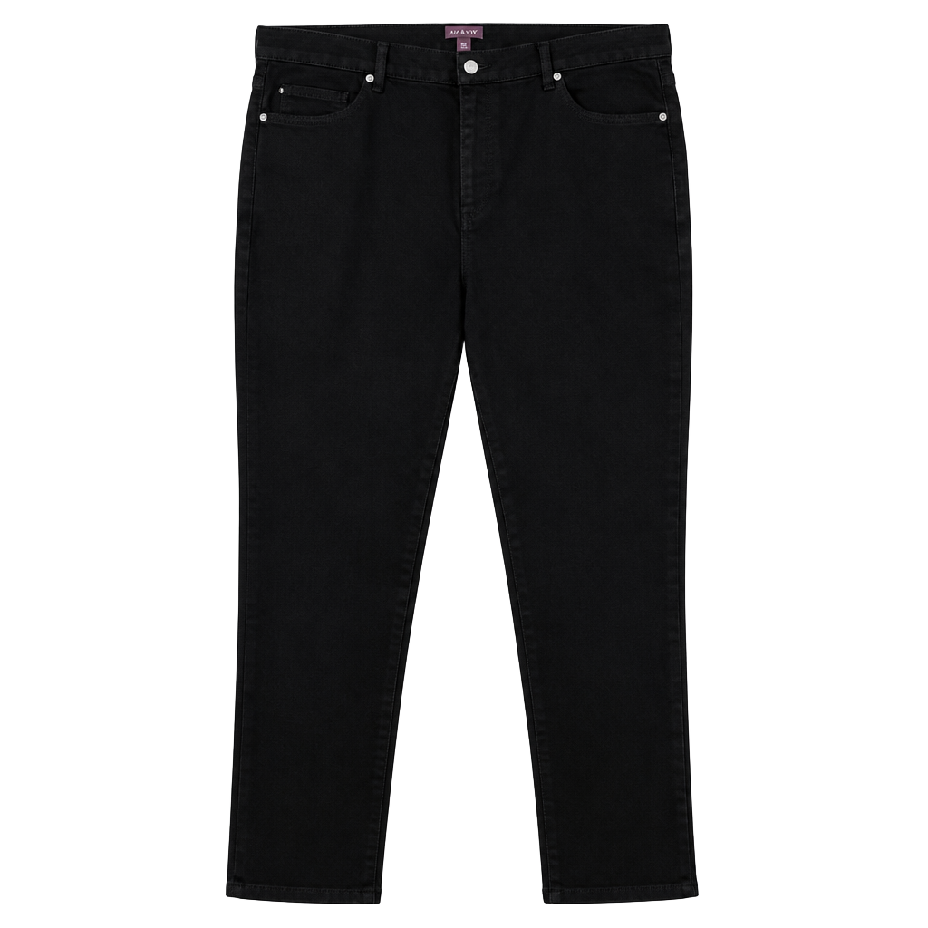 Gloria Vanderbilt Amanda Jeans Size 24W Black Slimming Classic Rise 1