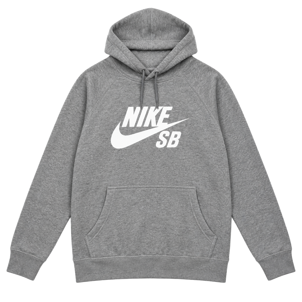 Nike SB Pullover Hoodie Grey Heather 1