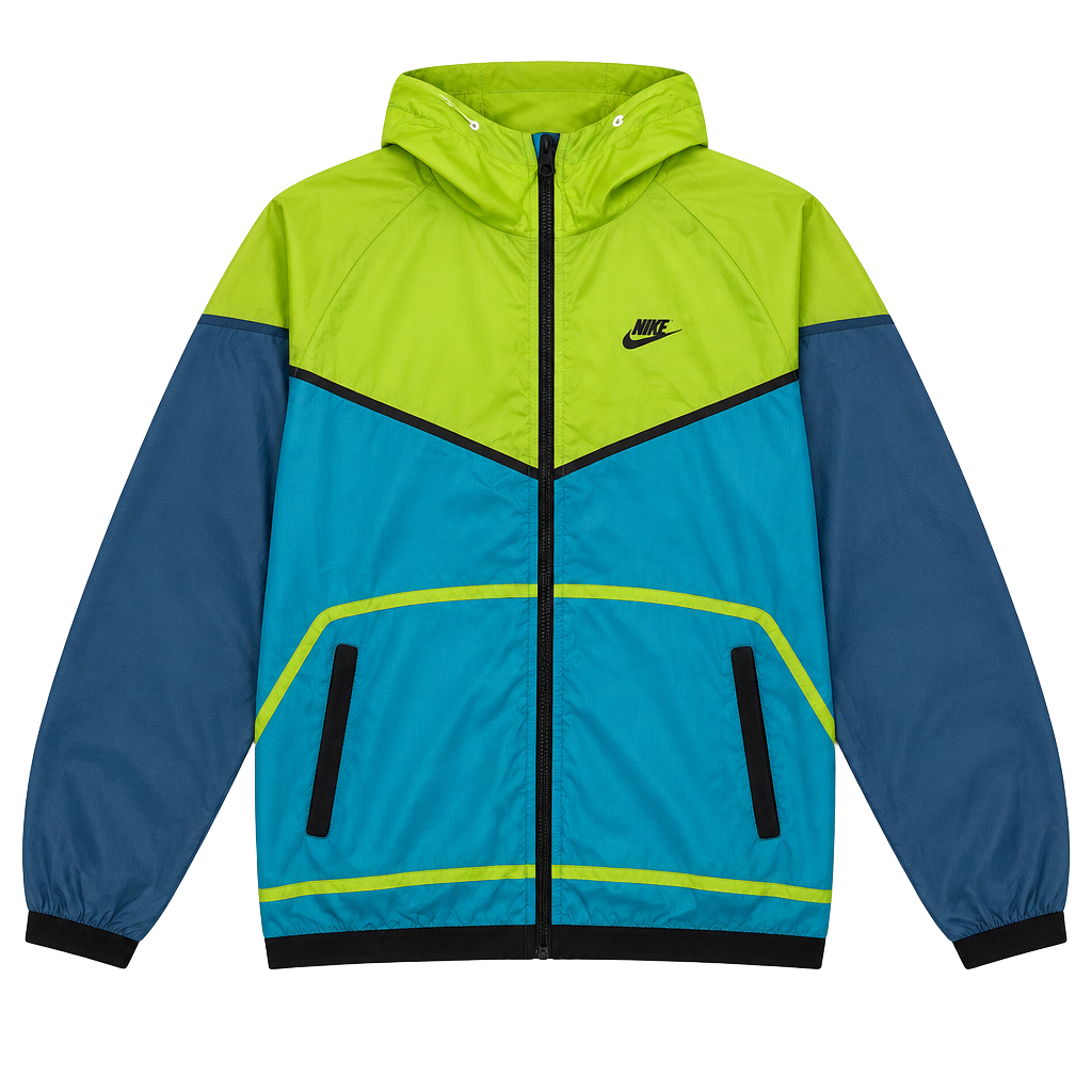 Nike Windrunner Jacket Multi-Color Ripstop Hooded Full Zip 1