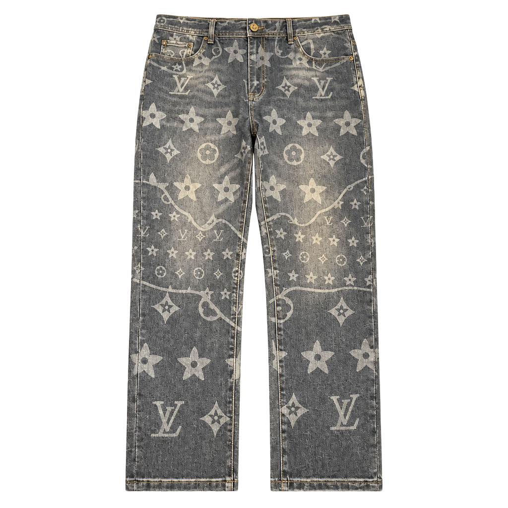 Monogram Jeans Size 40 Straight leg 1