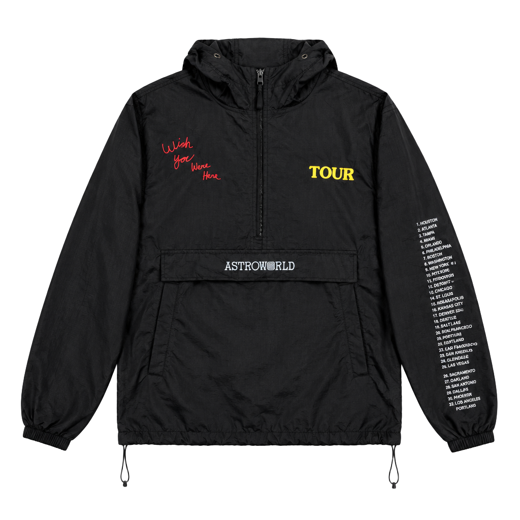 Travis Scott Astroworld No Bystanders Tour Anorak Windbreaker Jacket 1