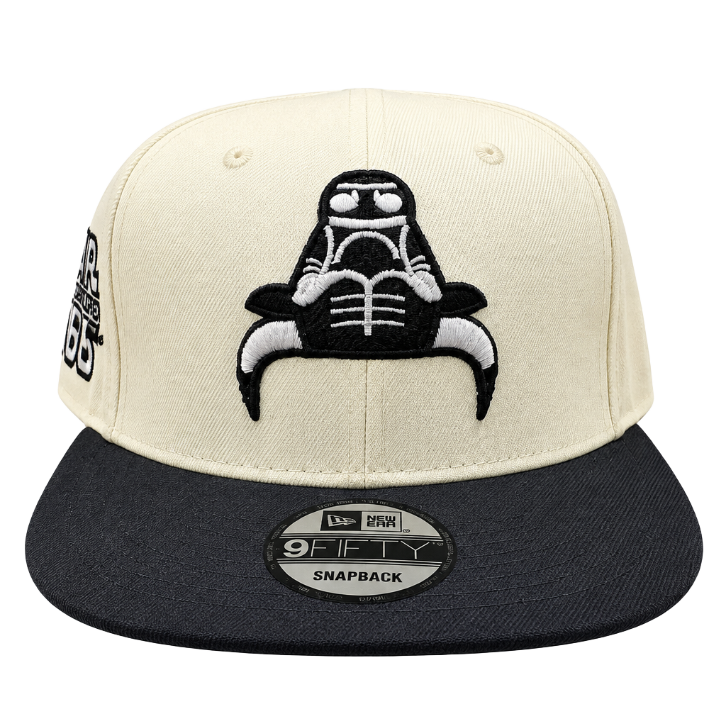 New Era Chicago Bulls 9FIFTY Snapback Hat Cream Black Established 66 1