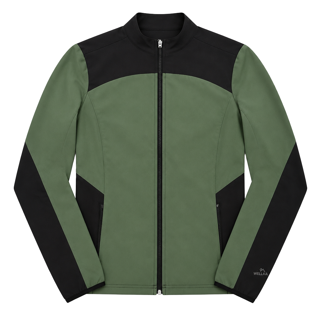 Barco One Wellness Jacket Size XS Green Black Full Zip Scrubs Warm-up 1