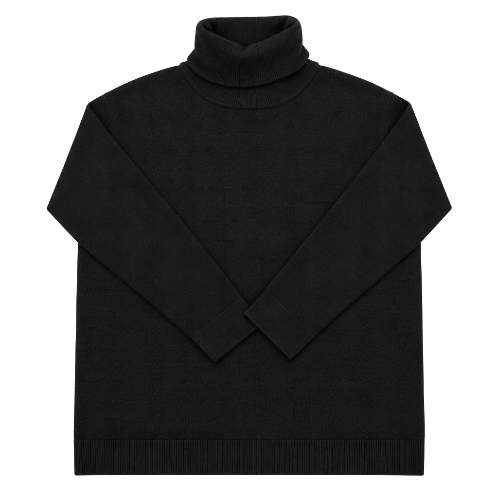 BB Dakota Steve Madden Turtleneck Sweater Size S Black 1