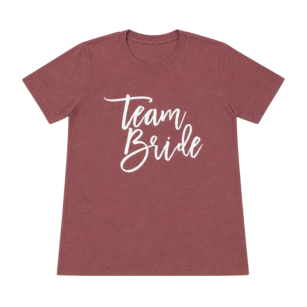 Bella + Canvas Team Bride T-Shirt Small 1