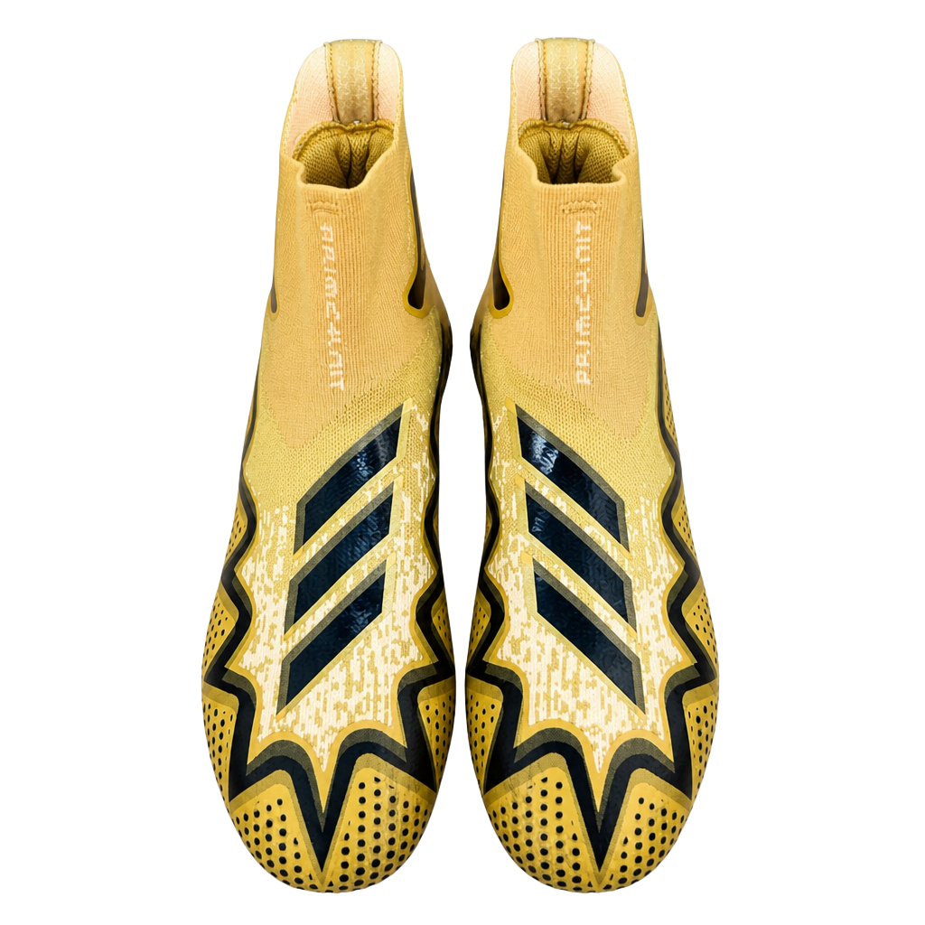 Adidas Freak Ultra 22 Primeknit Size 11 Gold Black Football Cleats 1