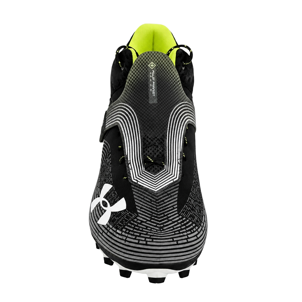 Under Armour Highlight Hammer MC Football Cleats Size 13 Black White 1