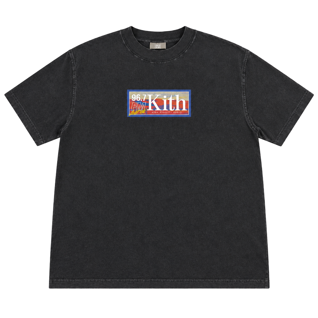 Kith 96.7 FM High Fidelity Audio Graphic T-Shirt Black Size M (OF) 1