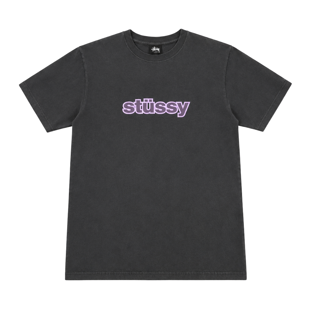 Stussy Typewriter Logo T-Shirt Size S Black 1
