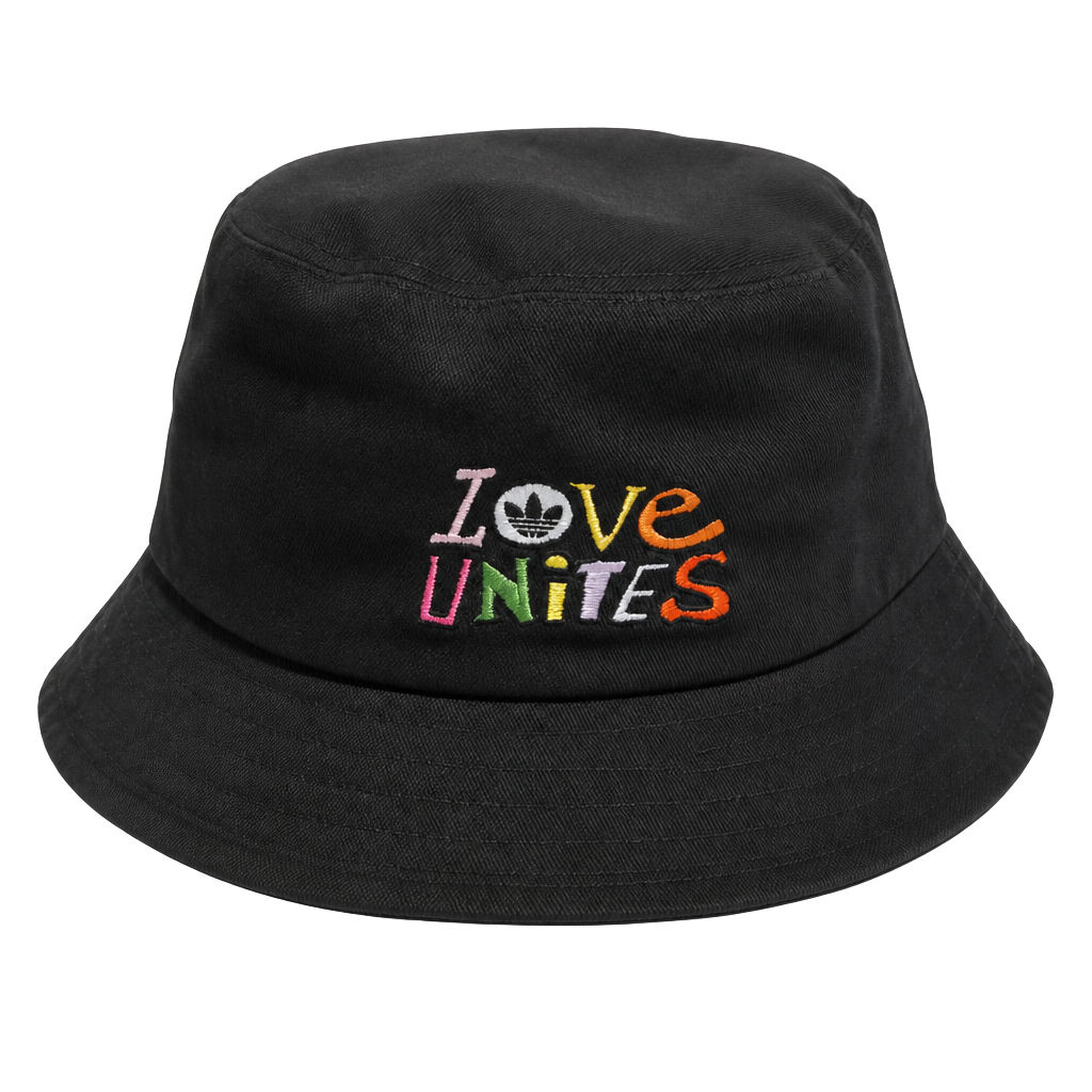 Adidas Love Unites Bucket Hat Black Unisex 1