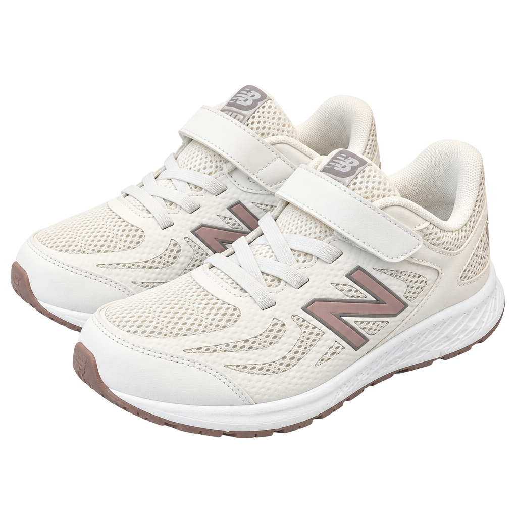 New Balance 519v1 Kids Size 6.5W White Hook and Loop Running Shoes 1