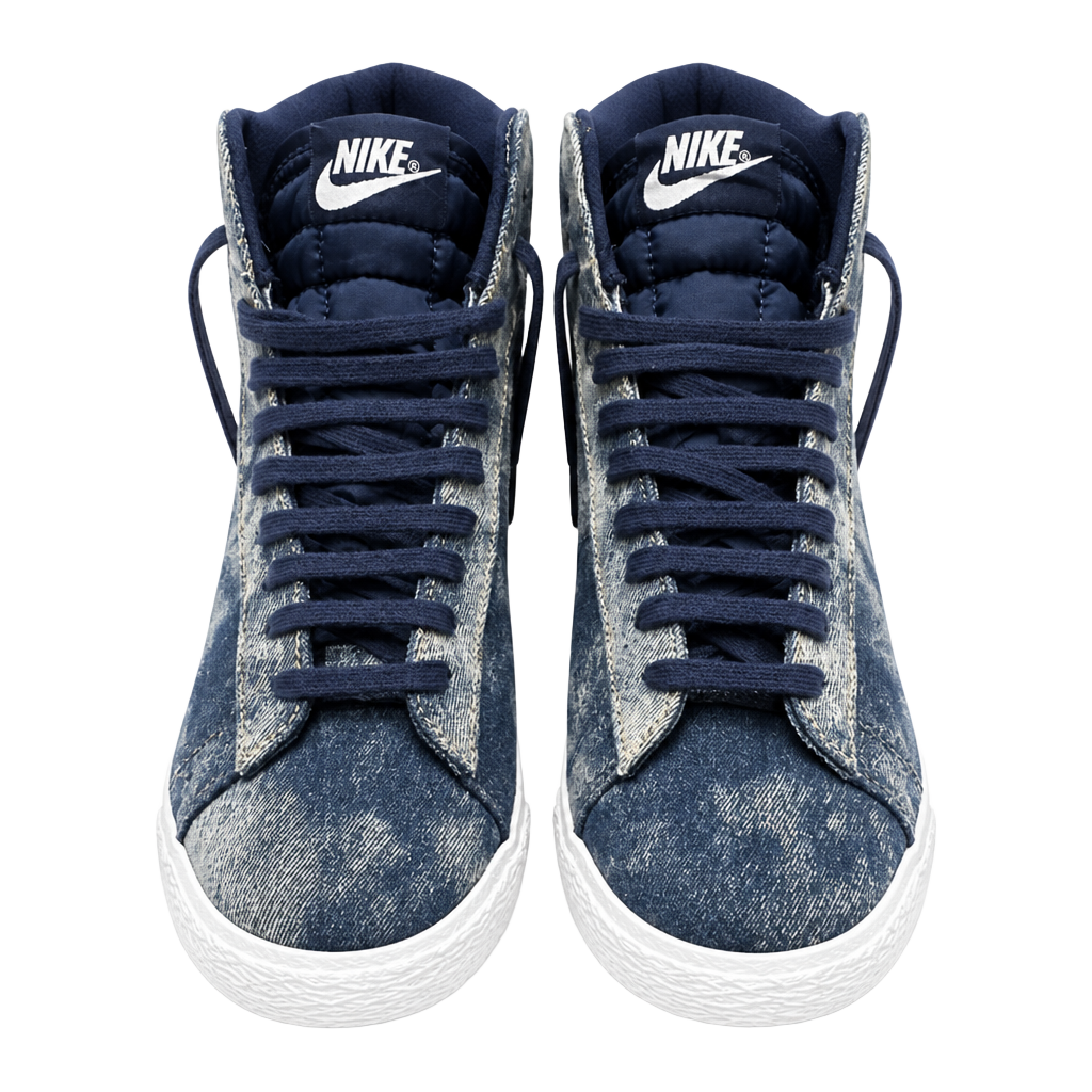 Nike Blazer Mid '77 Washed Denim Sneakers 1