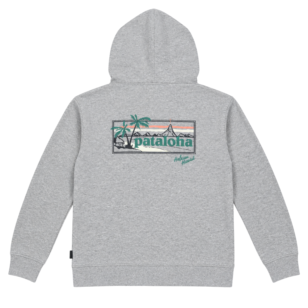 Patagonia Pataloha Haleiwa Hawaii Hoodie Gray Heather 1