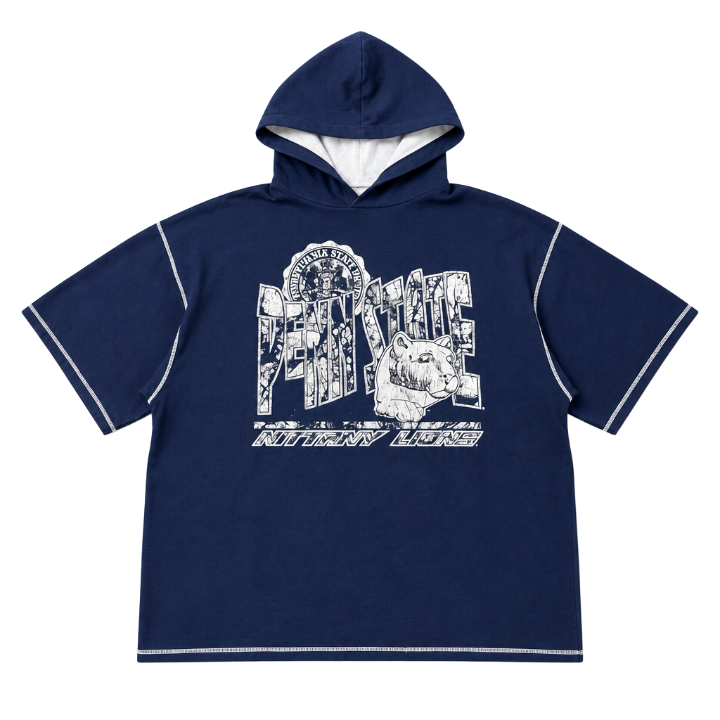 Savy Sportswear Penn State Nittany Lions Short Sleeve Hoodie Size XXL 1