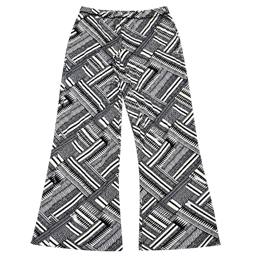 VS PINK Geo Print Wide Leg Beach Pants 1