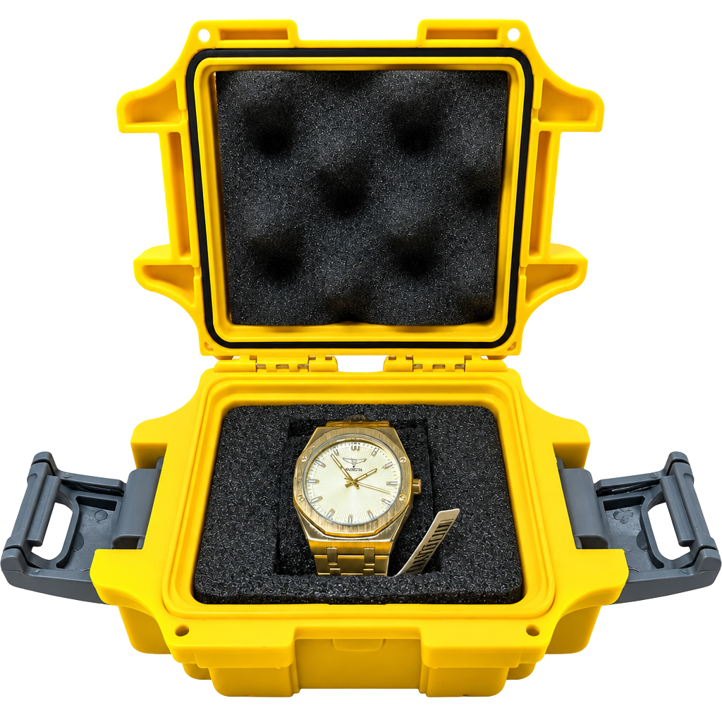 Invicta Watch Gold Tone Steel Quartz 1