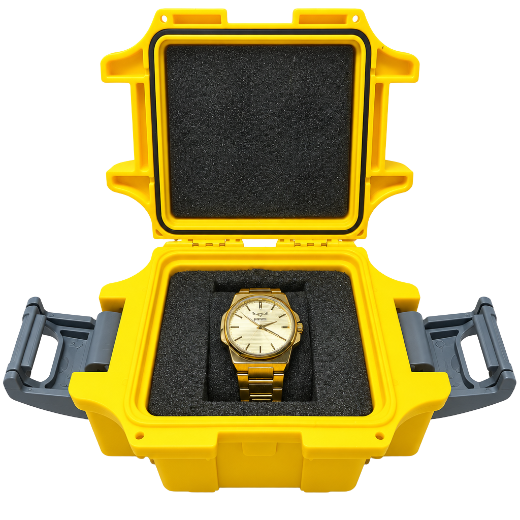 Invicta Gold Tone Quartz Watch 1
