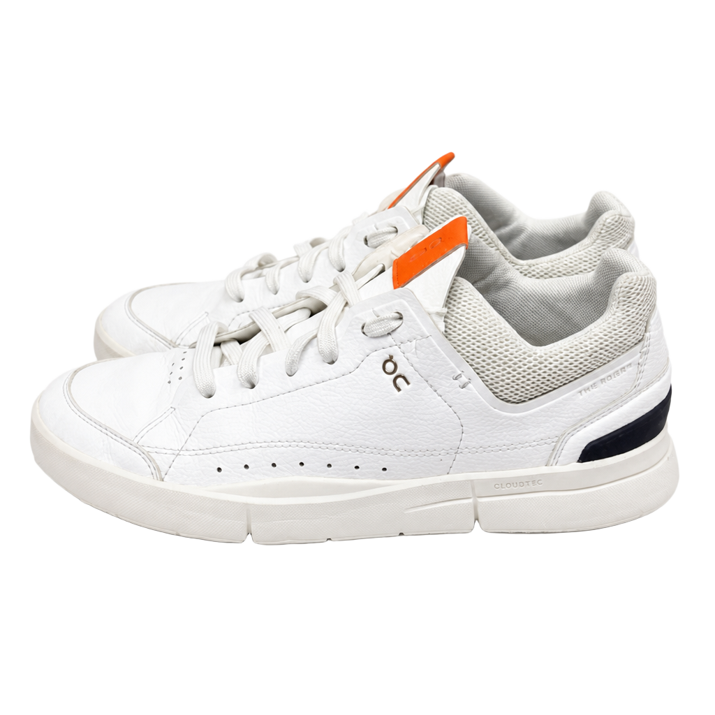 On Running The Roger Clubhouse White Orange Women's Size 8.5 1