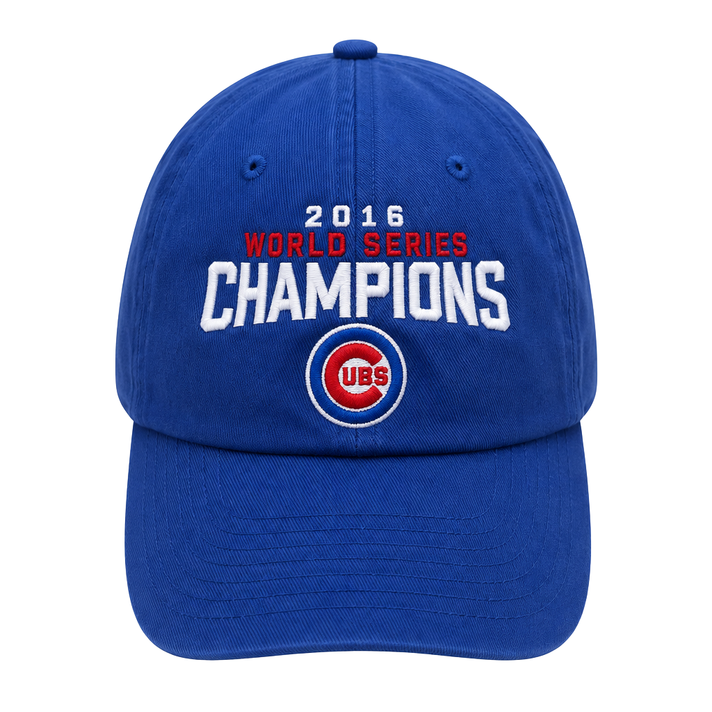 47 Brand Chicago Cubs 2016 World Series Champions Hat Cap Blue 1