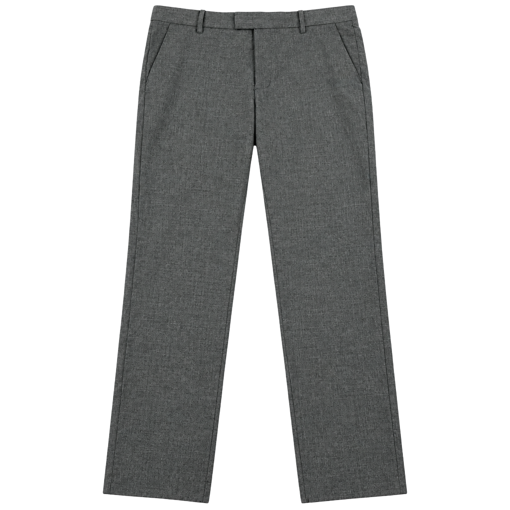 H&M Slim Fit Pants Size 33R Gray Dress Slacks 1