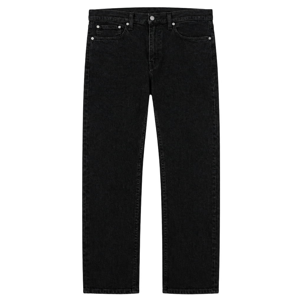 Levi's 559 Relaxed Straight Jeans 33x32 Black Denim 1